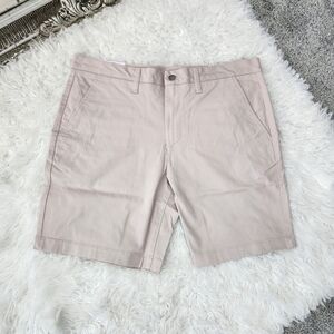 Member's Mark Flat Front Twill Shorts. 9"  inseam. Color Dry Sand. Size 36. New.